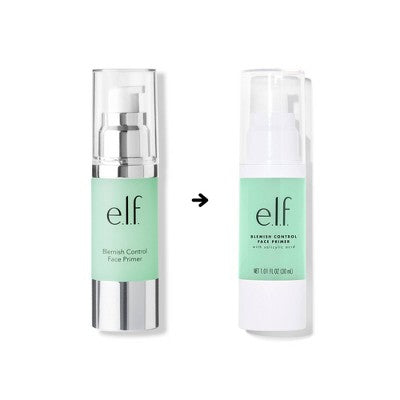 e.l.f. Blemish Control Face Primer Large 1.01 fl oz - New