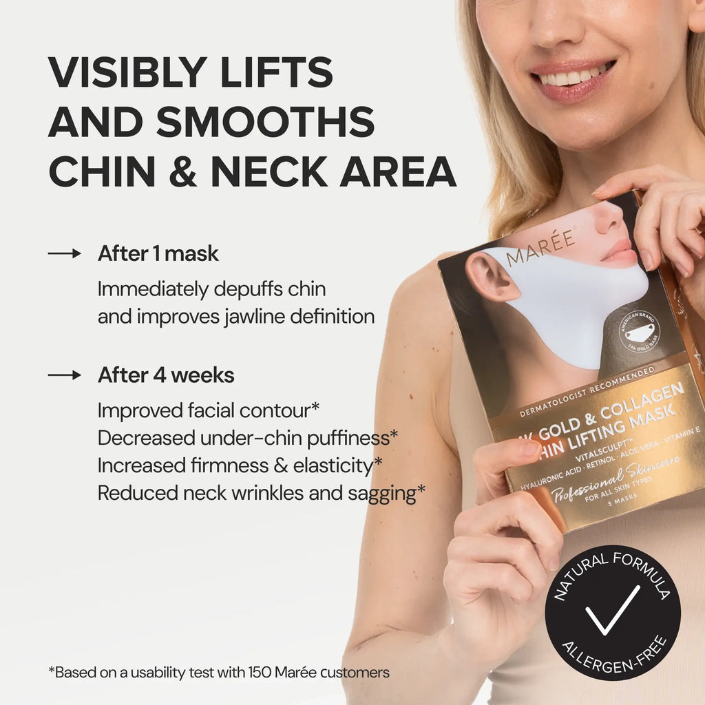 24K Gold V-Line Lifting Mask 20 PCS